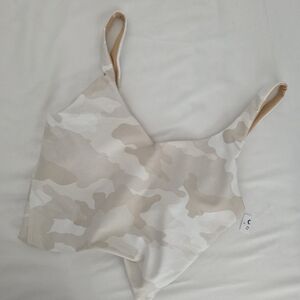 Old Navy Cream and Tan Camouflage Bralette
